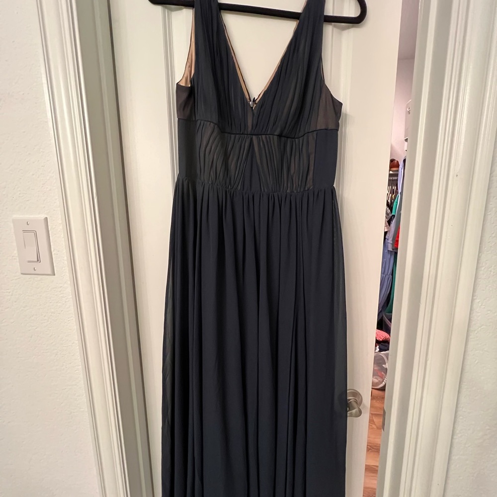 Vera Wang Navy Evening Gown